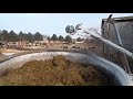 Mixing Feed With a TMR Feed Mixer on a Wisconsin Dairy Farm