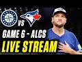 BLUE JAYS vs MARINERS | ALCS GAME 6 | LIVE MLB watchalong