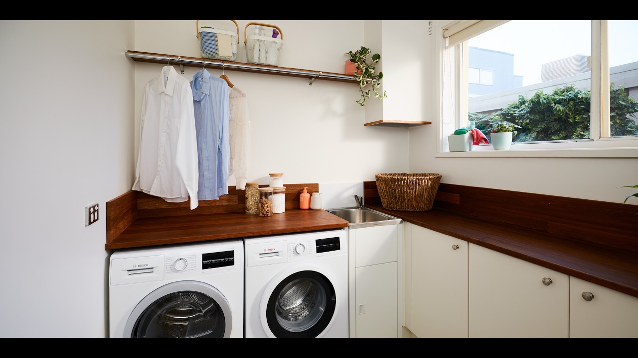 D.I.Y. Made Easy: Smarter Laundry Layout With Extra Storage