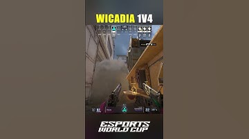 Wicadia INSANE 1v4 Pistol Clutch vs Falcons! #cs2 #wicadia #1v4clutch