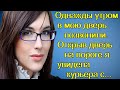 Однажды утром в мою дверь позвонили.Открыв дверь на пороге я увидела курьера с...