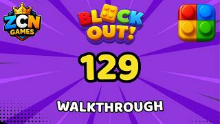 Block Out! Color Sort Puzzle Level 129 Walkthrough | Full Solution screenshot 4