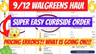 🙌🏼🔥9/12 Walgreens Curbside Haul {HOTT EASY DEAL!} PRICE ERRORS & More!? 9/19 Walgreens Deals💰🥰