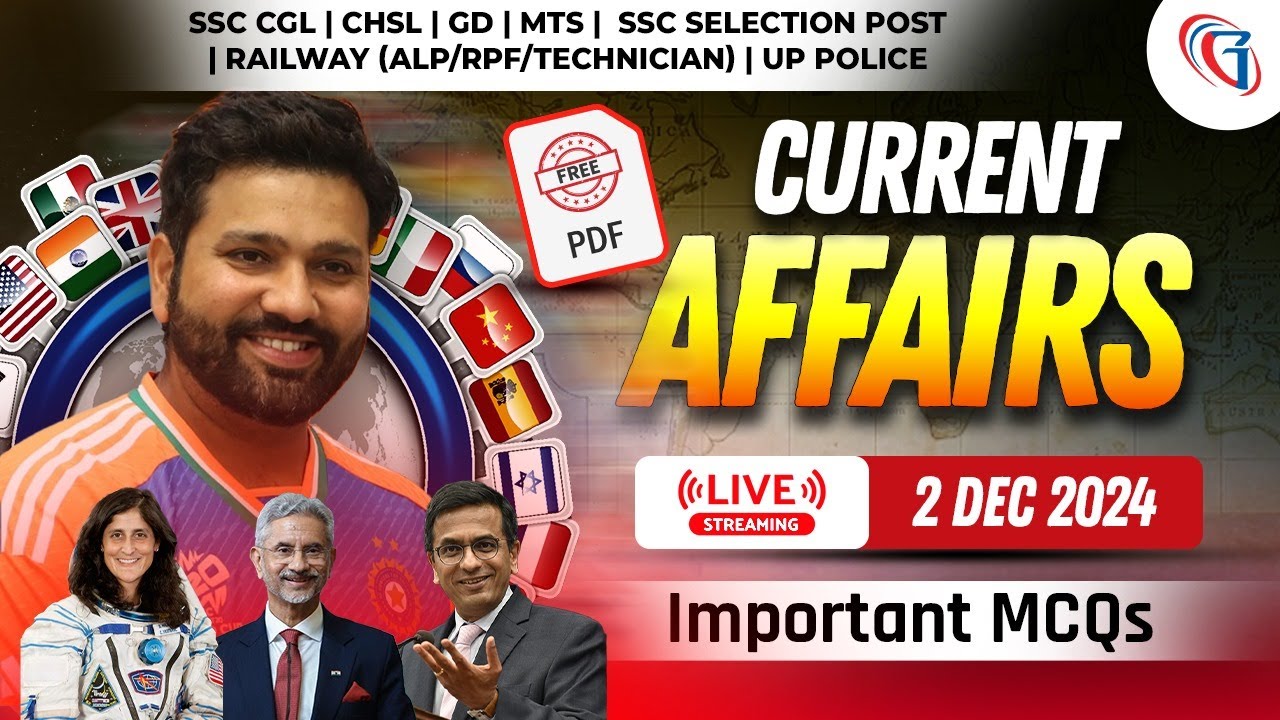 2nd December Current Affairs 2024 | Daily Current Affairs #30 | Current ...