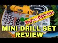 Mini drill set review /Drilling / Cutting /Sharpening, Grinding tool set sinhala #sl tr bro