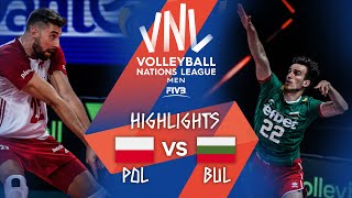 POL vs. BUL - Highlights Week 3 | Men's VNL 2021
