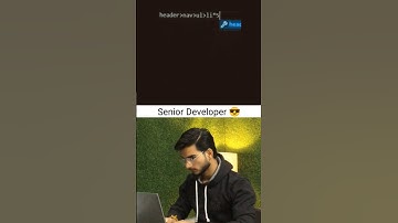Junior Developer 🤡 VS Senior Developer 😎 #coding #memes #programming #codermemes #funny