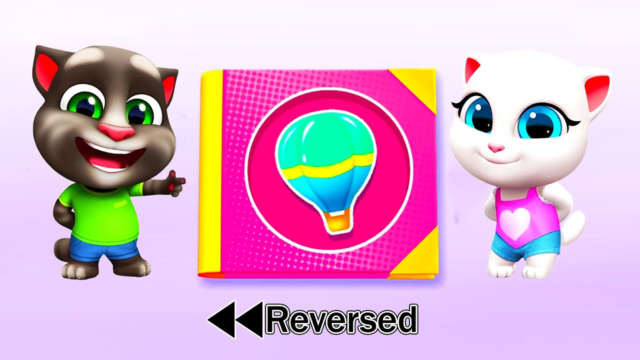 My Talking Tom Friends - Funny Cartoon Gameplay (Android, iOS) (Reversed)