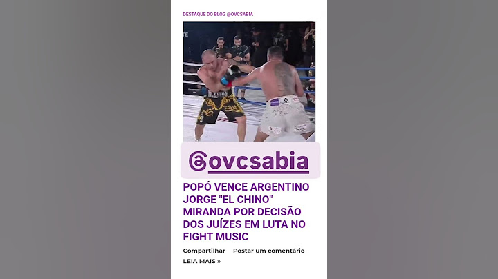 Popó vence argentino Jorge "El Chino" Miranda por decisão dos juízes em luta no Fight Music  🥊