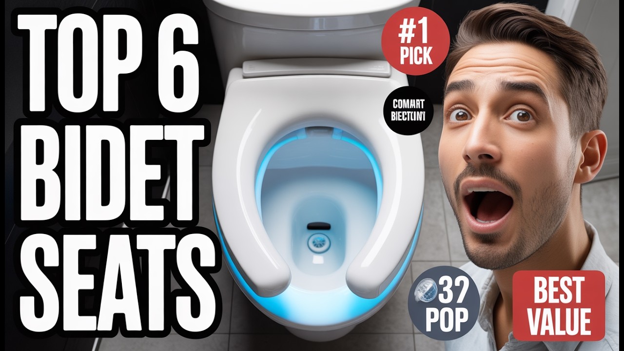 Video thumbnail: Top 6 Best Bidet Toilet Seats of 2026 Ultimate Comfort & Smart Hygiene Picks!