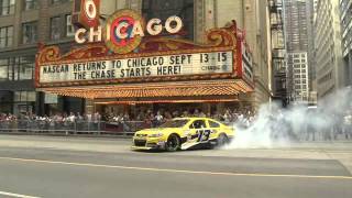 Dale Earnhardt Jr Doing Donuts In Downtown Chicago