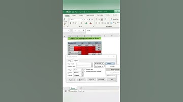 find and replace highlighted color in excel #shorts