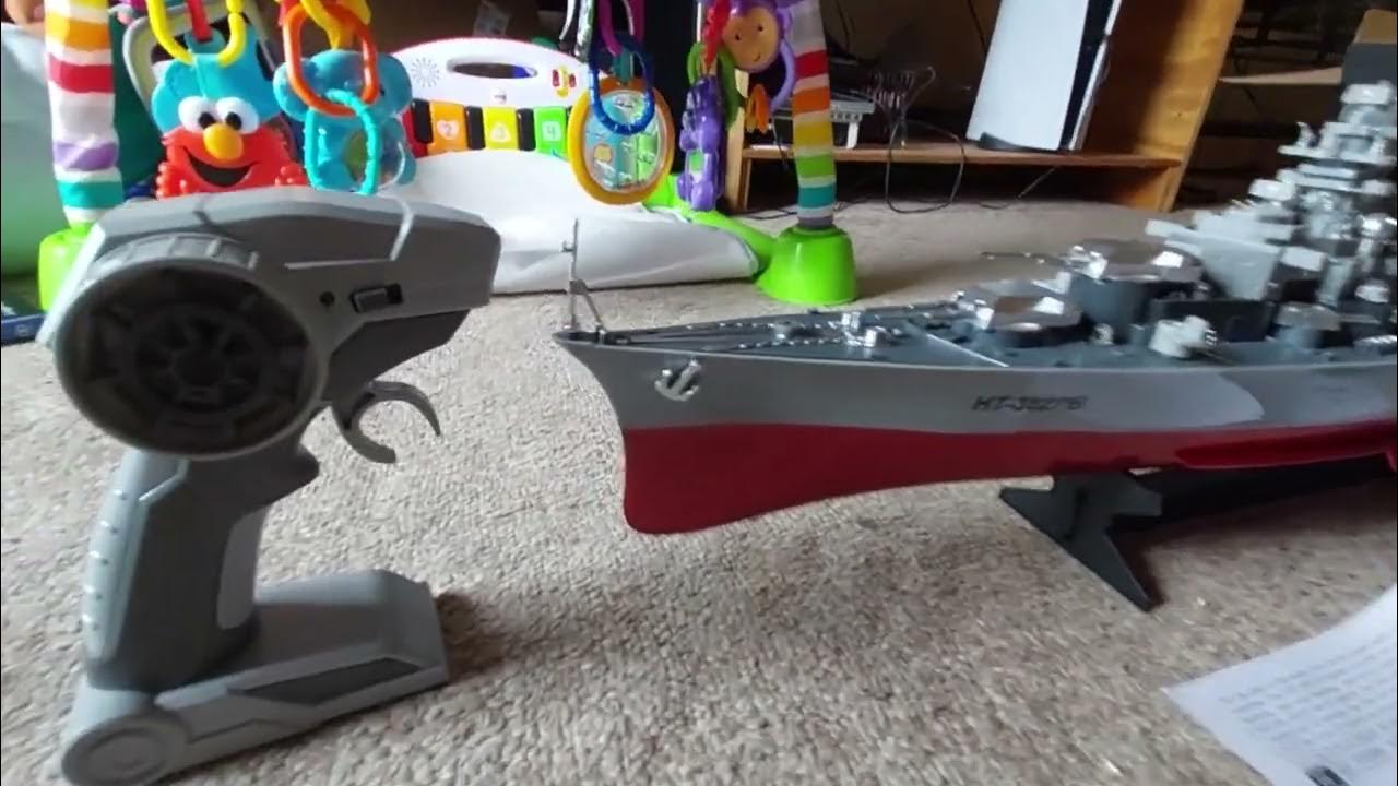 Radio Controlled 1/360 Bismarck Battle Ship Unboxing (Face Reveal/Rc