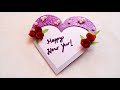 Beautiful Handmade Happy New Year 2022 Card Idea / DIY Greeting Cards for New Year.