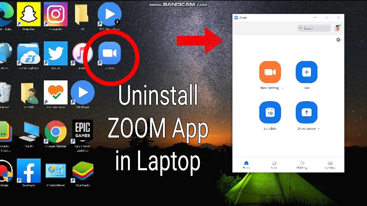 how to install zoom app in my laptop