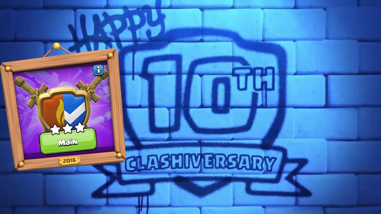 COC Anniversary Challenge 2016 | Clash Of Clans