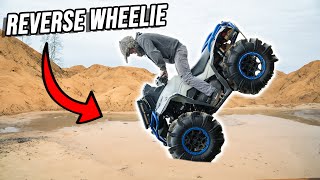 Reverse Wheelie On The Can-Am!