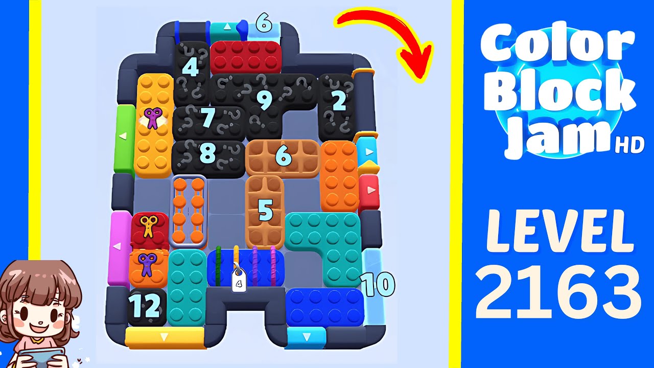 Color Block Jam Level 1289 (2163) Solution Walkthrough - YouTube