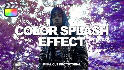 Color Splash Music Video Effect