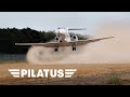 World Premiere: the Pilatus PC-24 Landing on an Unpaved Runway