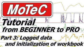 MoTec Tutorial: Beginner to pro: Pt. 3 First logged data and initial workbook