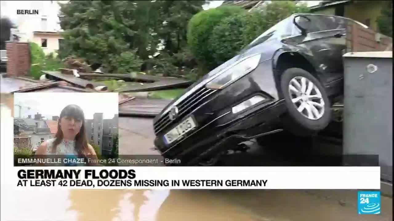 At least 42 dead, dozens missing in German floods • FRANCE 24 English