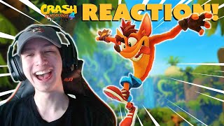 I&#39;VE WAITED YEARS FOR THIS! Crash Bandicoot 4: Its About Time Trailer REACTION!!!