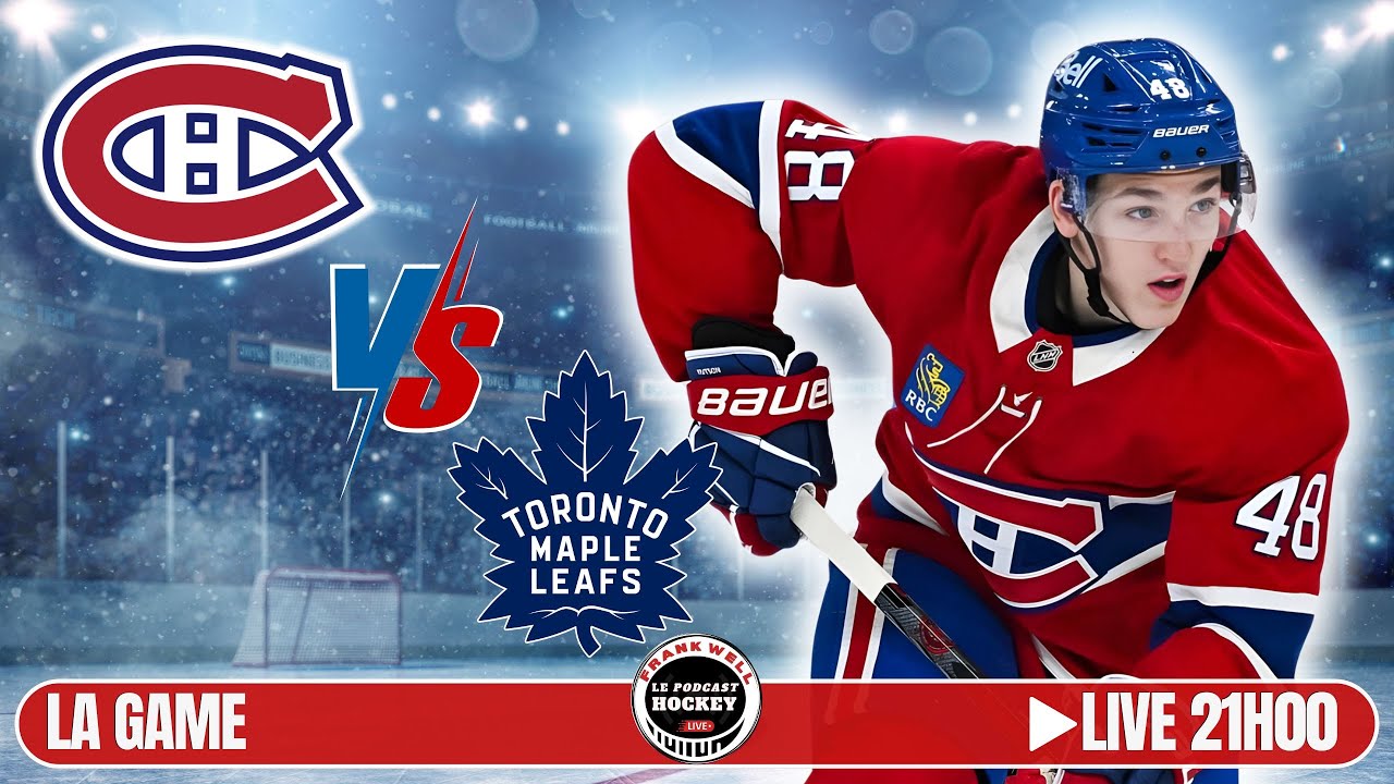 🏒 LIVE Canadiens vs Leafs 6 décembre 2025