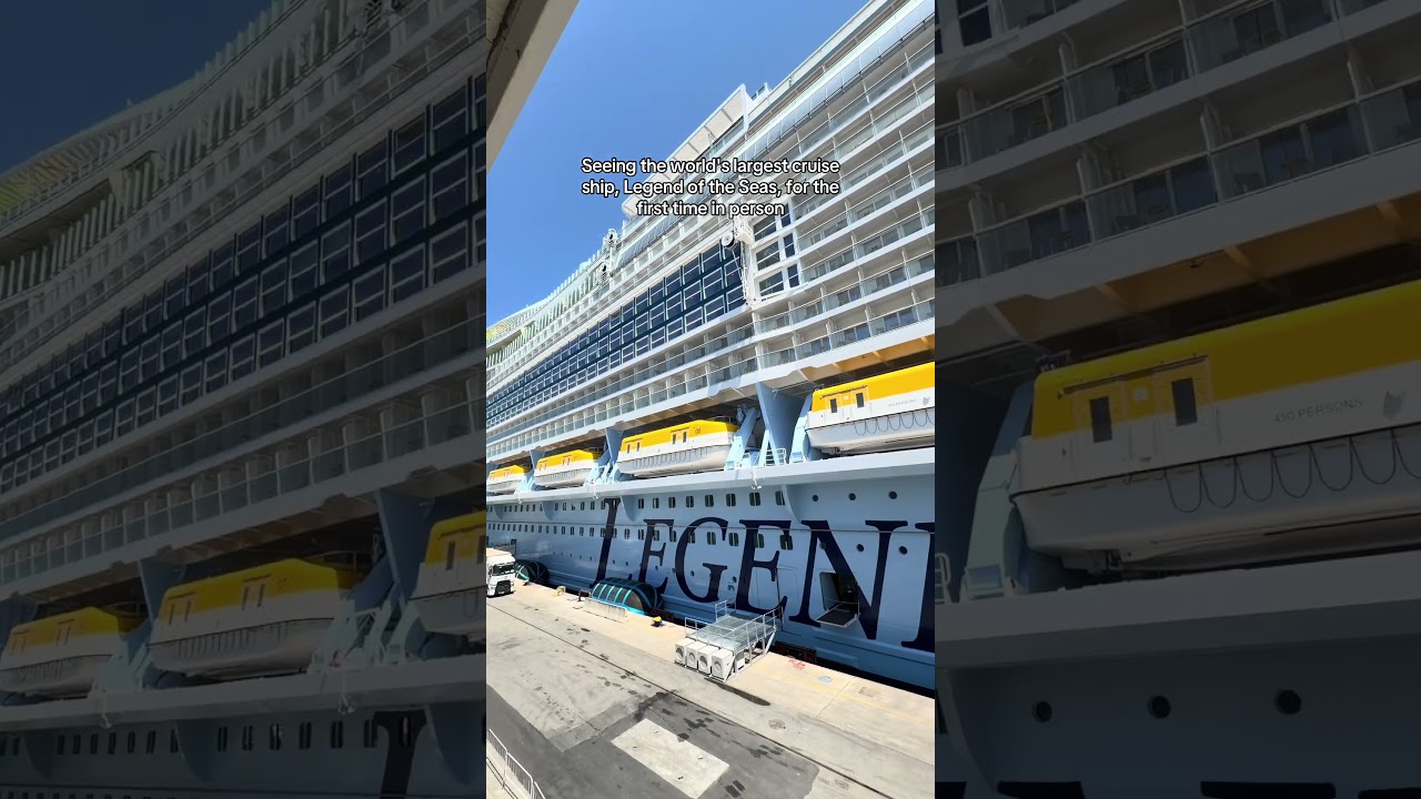 We still can’t believe how big this ship is!😱 @RoyalCaribbean's, Legend of the Seas📍