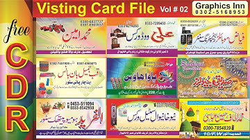 Visiting Card Templates Vol # 2- Coreldraw X7 Tutorial - Designed by Graphics Inn