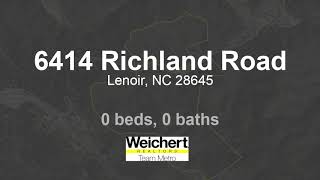 Lots And Land for sale - 6414 Richland Road, Lenoir, NC 28645