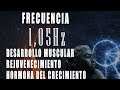 Sonido Binaural 1,05 Hz rejuvenecimiento, Desarrollo muscular, Hormona del crecimiento