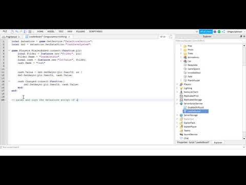 Datastore Script Tutorial (Pause and copy the script) - YouTube