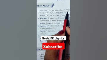 Assertion reasoning question for neet jee physics#shorts #ytshorts #pw #aiims#iitbombay #viralshort