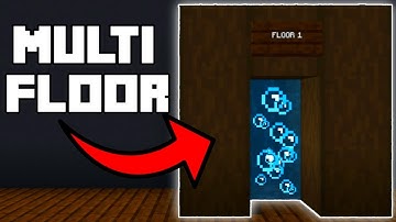 🦅 Minecraft Bedrock 1.21 | EASY MULTI FLOOR ELEVATOR TUTORIAL!