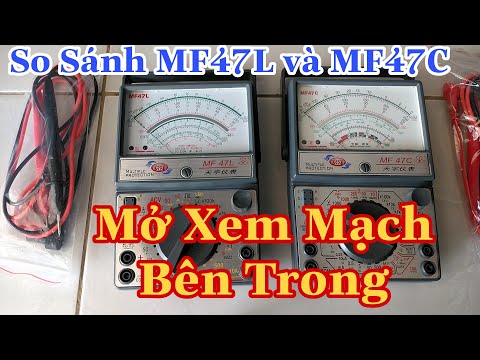 Video So Sánh Đồng hồ đo điện MF47L và MF47C | Bất Ngờ Khi... - youtube