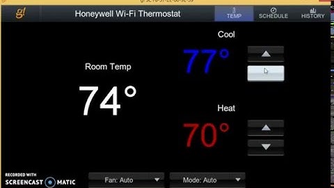 Elan G! Integration of Honeywell Thermostats