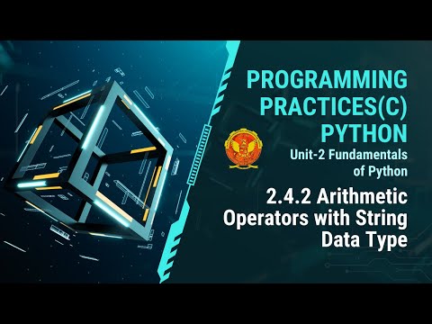 2.4.2 Arithmetic operators with string data type | CS406 |