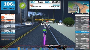 TdZ Stage 7: Escalator | Hilly Route Reverse (Short Ride)