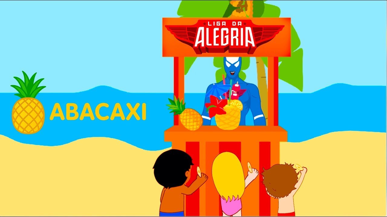 Liga da Alegria - Abacaxi [Animação] #clipeinfantil #musicainfantil
