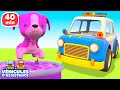 Véhicules d'assistance 🚒 et les animaux 🐾 ! Dessins animés en français pour enfants