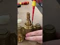 Removing Thermostatic Cartridge on Recessed Valve