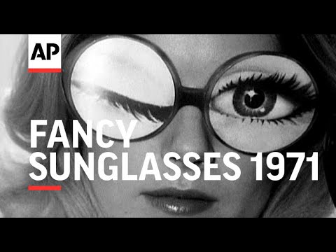 Óculos de sol extravagantes de 1971