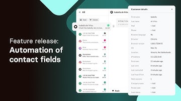 Feature release: Automation of contact fields