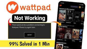 Wattpad Not Working Problem | Why Wattpad Not Working | Wattpad Story Not Open | #wattpad
