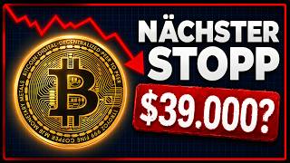 Bitcoin vor nächstem Absturz? Warum $39.000 möglich bleiben