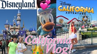 DISNEYLAND &amp; California Adventure Park | 2 Day Vlog💖👑