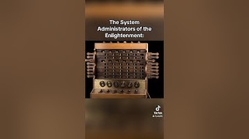 The System Administrators of the Enlightenment #shorts