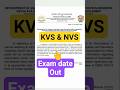 KVS/NVS -2025 Exam date out 🔥🔥 #kvsexamdate #nvsexamdate #kvsexamdate2025 #nvsexamdate2025 #kvsnvs