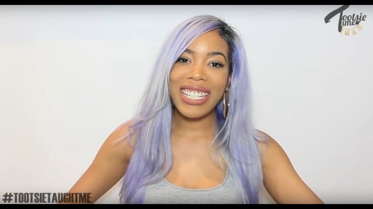 How To Dye Your Hair Lilac Silver Ft Bestlacewigs Ombre Lace Wig